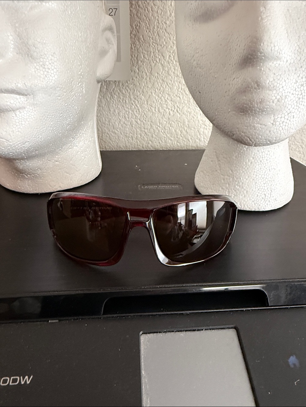 OPTIC NERVE "CRENSHAW" WRAP STYLE UNISEX NON POLAR SUNGLASSES